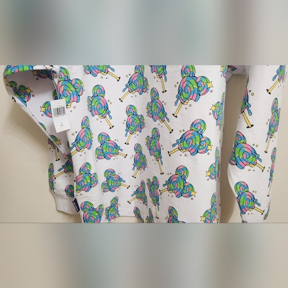 *NWT* Disneyland Eats Sz SMALL Treats Mickey Lollipop Lolipop Spirit Jersey NEW - Picture 7 of 11